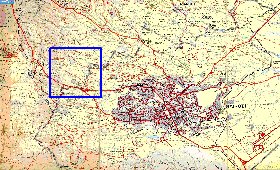 mapa de Nairobi em ingles