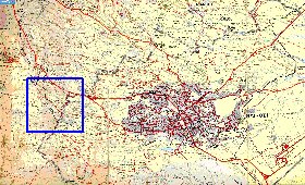 mapa de Nairobi em ingles