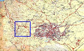 mapa de Nairobi em ingles