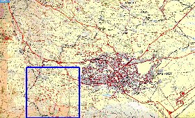 mapa de Nairobi em ingles