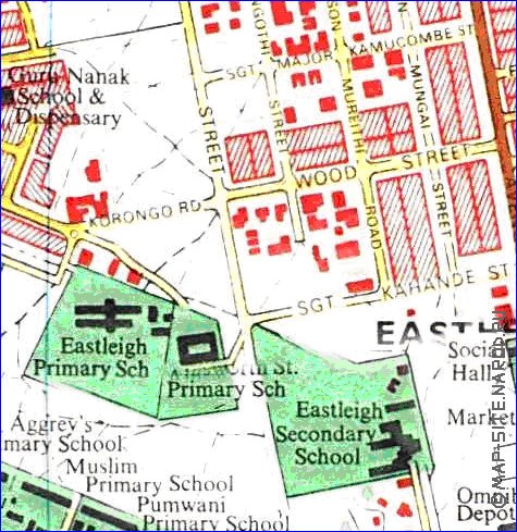 carte de Nairobi