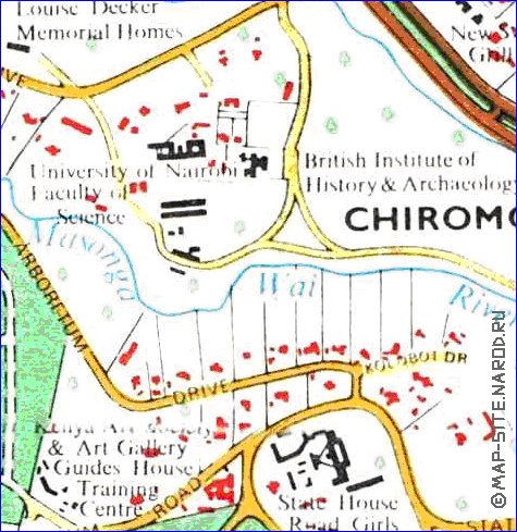 carte de Nairobi