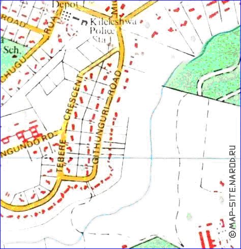 carte de Nairobi