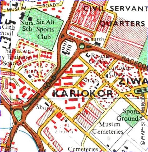 carte de Nairobi