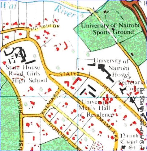 carte de Nairobi