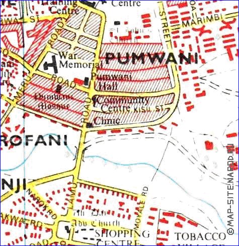 carte de Nairobi