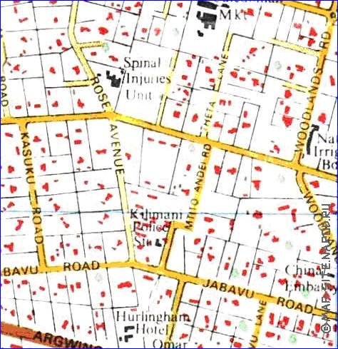 carte de Nairobi