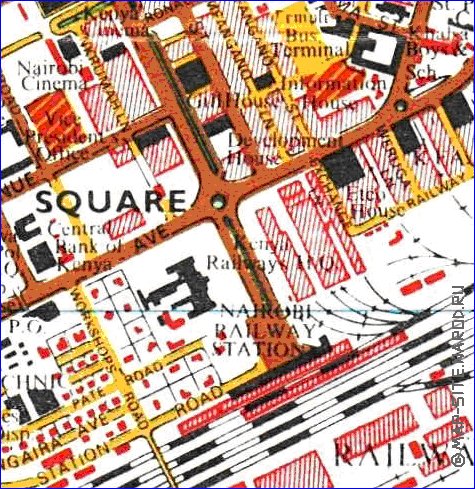 carte de Nairobi