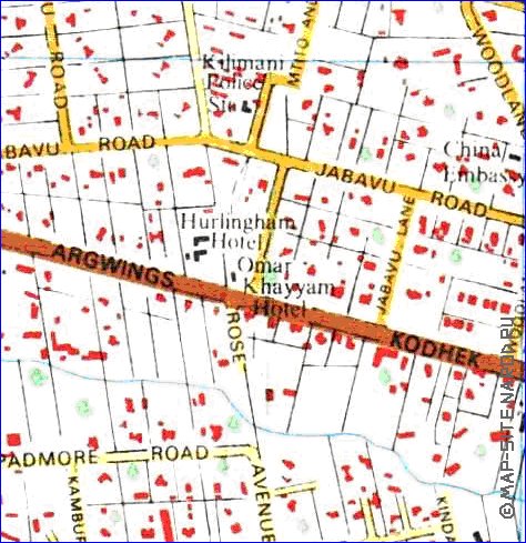 carte de Nairobi