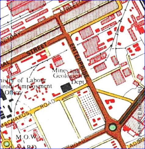 carte de Nairobi