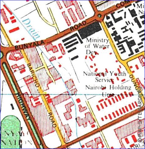 carte de Nairobi