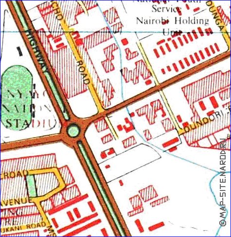 carte de Nairobi