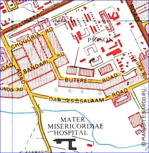 carte de Nairobi