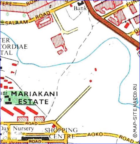 carte de Nairobi