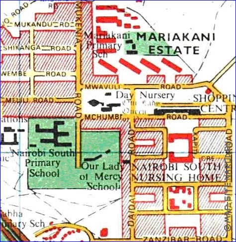 carte de Nairobi