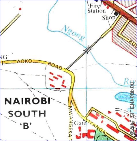 carte de Nairobi