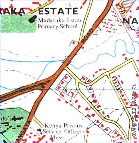 carte de Nairobi