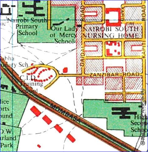 carte de Nairobi