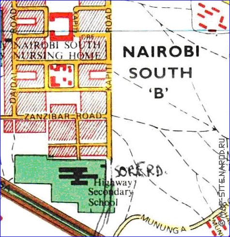 carte de Nairobi