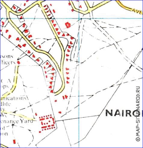 carte de Nairobi