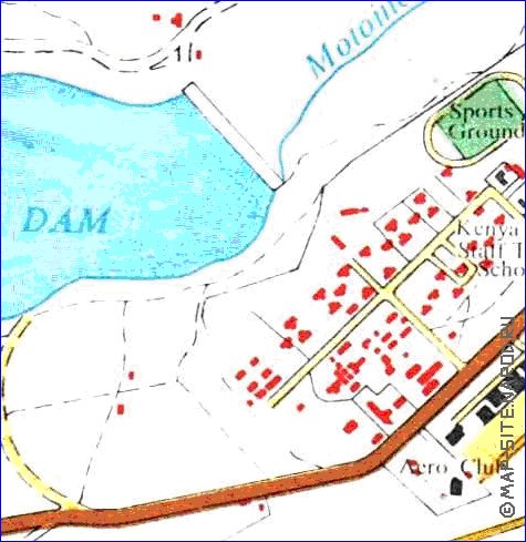 carte de Nairobi