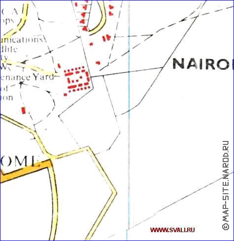 carte de Nairobi