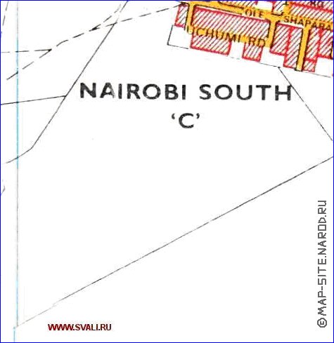 carte de Nairobi