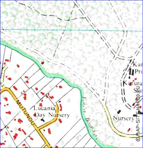 carte de Nairobi