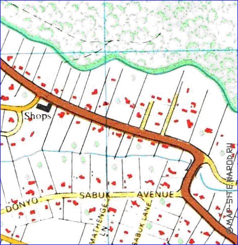 carte de Nairobi