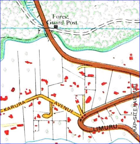 carte de Nairobi