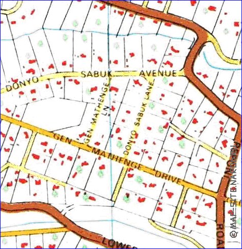 carte de Nairobi