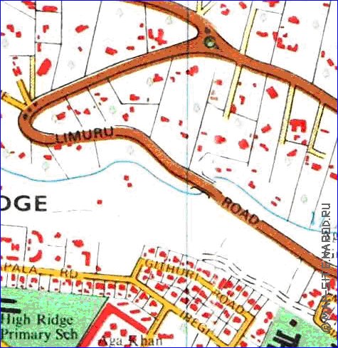 carte de Nairobi