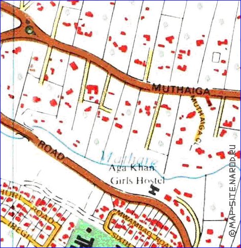 carte de Nairobi