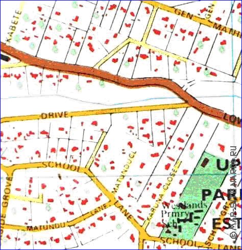 carte de Nairobi