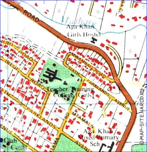 carte de Nairobi