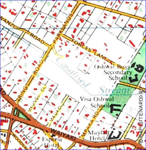 carte de Nairobi