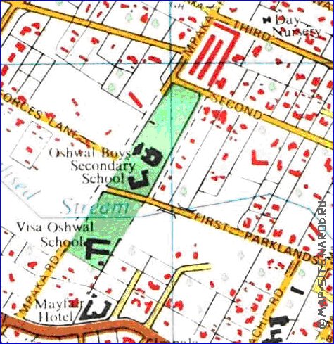 carte de Nairobi