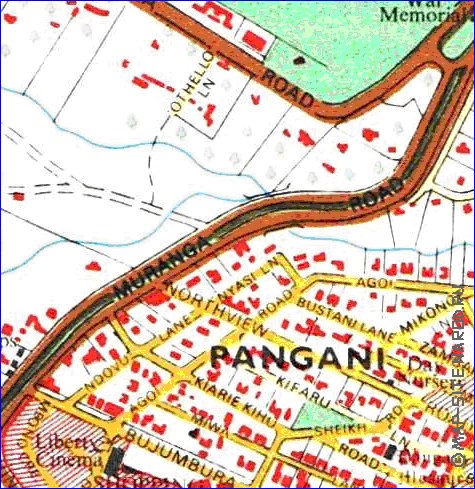 carte de Nairobi