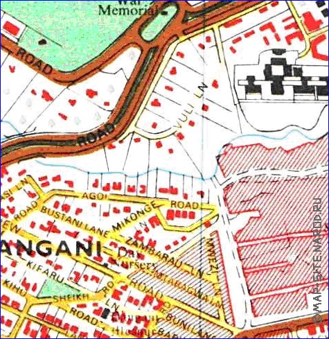 carte de Nairobi