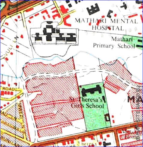 carte de Nairobi