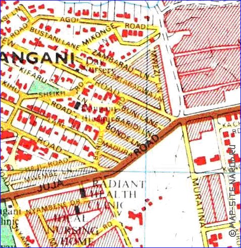 carte de Nairobi