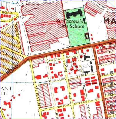 carte de Nairobi