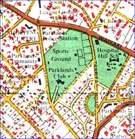 carte de Nairobi