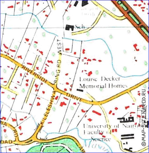 carte de Nairobi