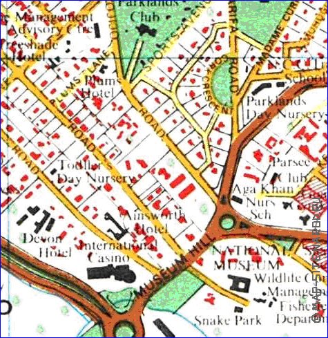 carte de Nairobi