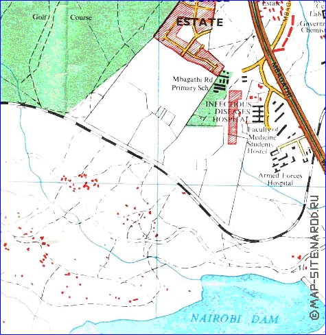 carte de Nairobi