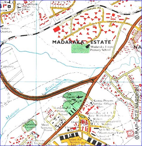 carte de Nairobi