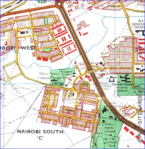 carte de Nairobi