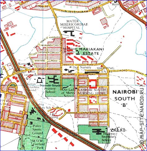 carte de Nairobi