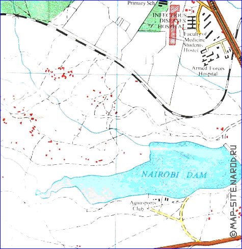 carte de Nairobi